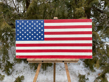 Load image into Gallery viewer, American Flag Wood Sign