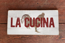 Load image into Gallery viewer, Italian Kitchen Rustic Wood Sign