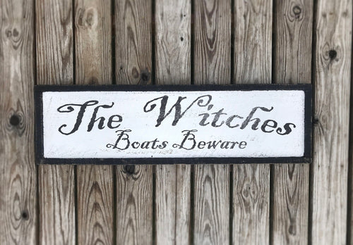 Lake Winnipesaukee Witches Sign