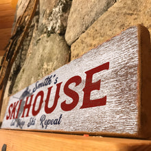 Load image into Gallery viewer, Large Custom Ski House Sign