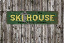 Load image into Gallery viewer, Large Custom Ski House Sign