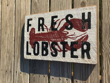 Load image into Gallery viewer, Large Lobster Sign