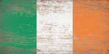 Load image into Gallery viewer, Large Rustic Irish Flag