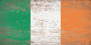 Large Rustic Irish Flag