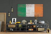 Load image into Gallery viewer, Large Rustic Irish Flag