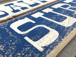 Large Surf Sign on Distressed Wood | Surf Decor | Surf Room | Coastal Surfboard Art | Vintage Surf