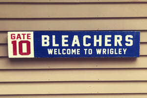 Large Wrigley Field Wood Sign