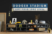 Load image into Gallery viewer, Large Dodger Stadium Wood Sign