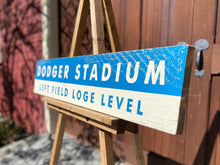 Load image into Gallery viewer, Large Dodger Stadium Wood Sign