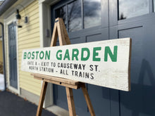 Load image into Gallery viewer, Large Boston Garden Rustic Wood Sign