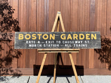 Load image into Gallery viewer, Large Boston Garden Rustic Wood Sign