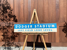 Load image into Gallery viewer, Large Dodger Stadium Wood Sign