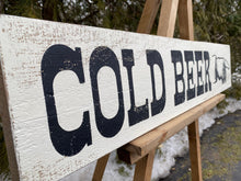 Load image into Gallery viewer, Rustic Beer Sign