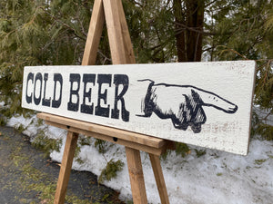Rustic Beer Sign