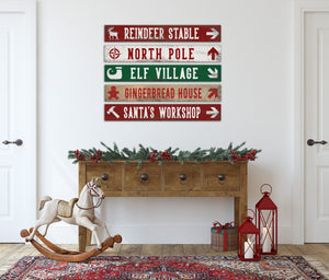 Rustic Christmas Sign Set