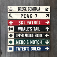 Load image into Gallery viewer, Custom Ski Trail Signs