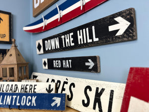 Personalized Ski Trail Signs