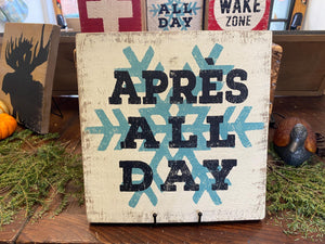 Après All Day Sign - Front View