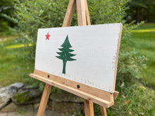 Load image into Gallery viewer, State of Maine Wood Flag