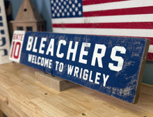 Load image into Gallery viewer, Large Wrigley Field Wood Sign