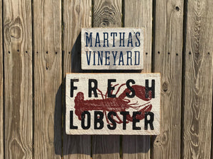 Fresh Lobster Sign - Winni Made
