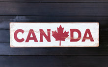 Load image into Gallery viewer, Large Wood Canada Sign - Winni Made
