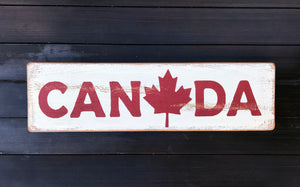 Large Wood Canada Sign - Winni Made