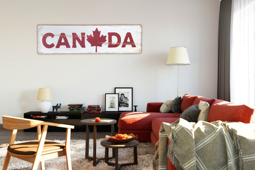 Large Wood Canada Sign - Winni Made