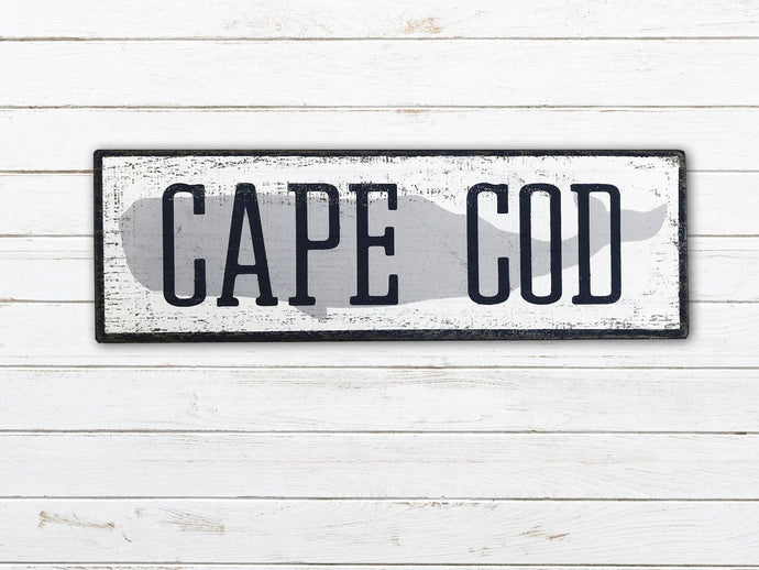 Cape Cod Rustic Wood Sign - Winni Made